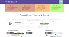 Desktop Screenshot of prestasites.com